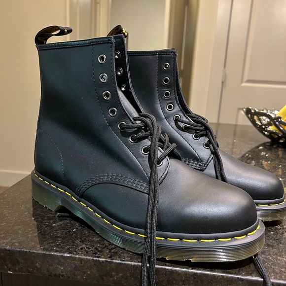 Dr. Martens Black Leather Boots - Picture 4 of 6